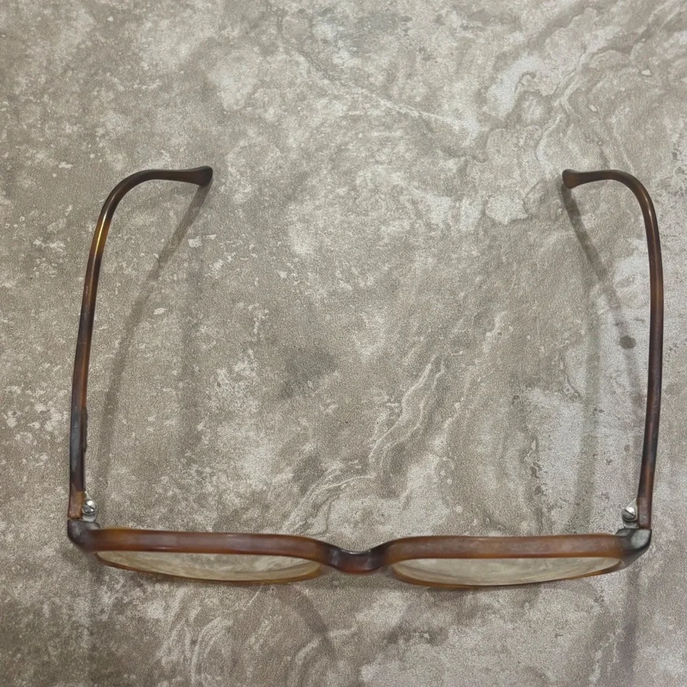Vintage Polo Ralph Lauren Tortoise Shell Eyeglasses Oversized Frames Brown